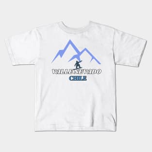 Ski Valle Nevado, Chile Kids T-Shirt